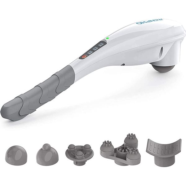 RENPHO Rechargeable Hand Held Deep Tissue Massager for Muscles, Back, FSA HSA Eligible Cordless Electric Percussion Body Massage for Foot, Neck, Shoulder, Leg, Calf Mothers Day Gifts for Mom