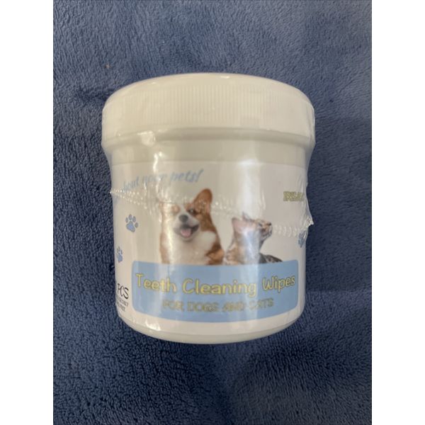 Teeth Cleaning Wipes 50 PCs Cats And Dogs