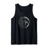 Full Moon Sri Yantra Metatron Geometry Mandala Tank Top