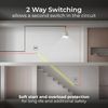 BG Electrical Intelligent Double Wall Dimmer Switch, 2 Way, Screwless Front Plate, Evolve, Matt Blue, 200W, PCDDB82B