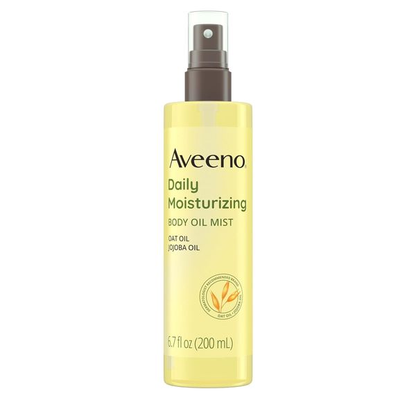 Aveeno Daily Moisturizing Dry Body Oil Mist with Oat and Jojoba Oil for Dry, & &