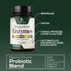 Digestive Enzymes with Probiotics and Bromelain - Extra Strength Probiotic Digestive Health Supplement for Women and Men - Supports Digestion, Gas, Bloating, and Gut Health, Non-GMO - 60 Capsules