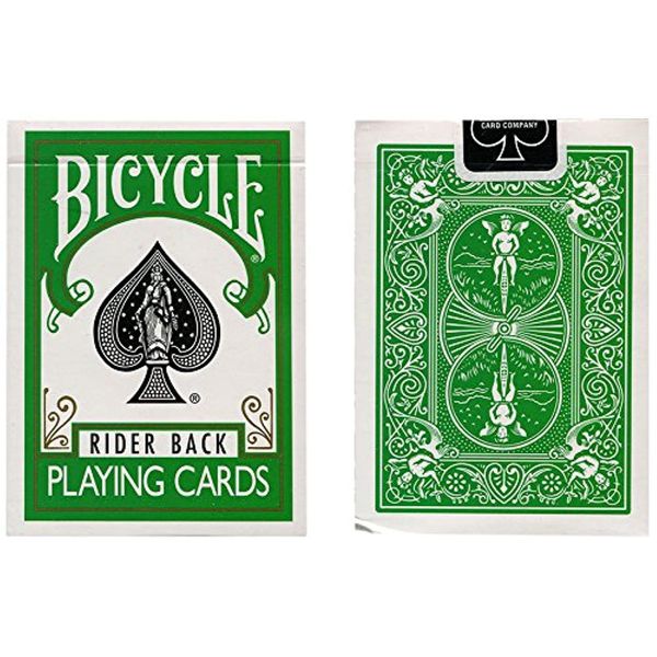 MMS Cards Bicycle Green Back USPCC Trick