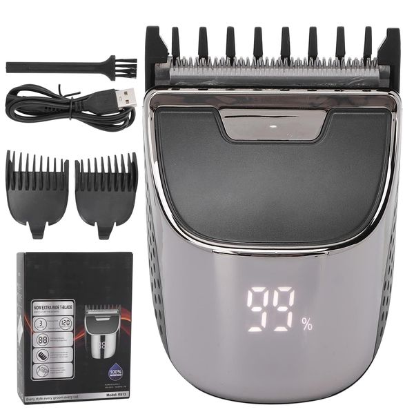 Agatige Electric Hair Clipper, Waterproof Pro Cordless Hair Clipper Kit Hair Trimmer Hair Clippers for Men Electric Hair Cutter Machine Chargeable for Home for Barber Shop