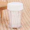 Exceart 200Pcs Plastic Toothpick Double-Head Dental Toothpicks Oral Sticks Interdental Picks Brush Interdental Floss Cleaners for Household (White)