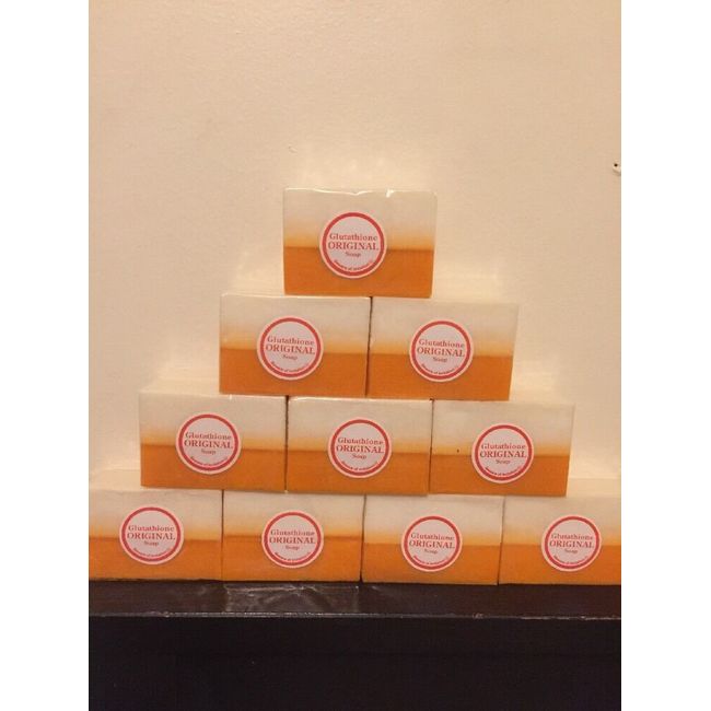 10 Bars Kojic Acid & Glutathione Dual Whitening/bleaching Soap. USA SELLER