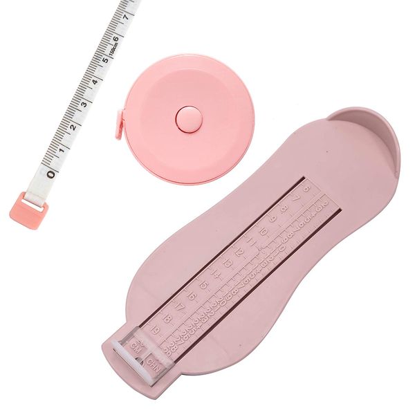 DanYun Foot Measure 6-20 cm Baby Kids Foot Scale Baby Foot Size Measuring Instrument Easy Measuring Measuring Ruler Growth Shoes Nordic Color Height Measurement 150cm Automatic Winding Measure and