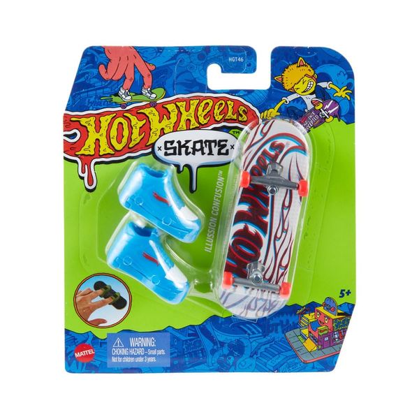 Hot Wheels Skate Tony Hawk Fingerboards & Skate Shoes, Illusion Confusion