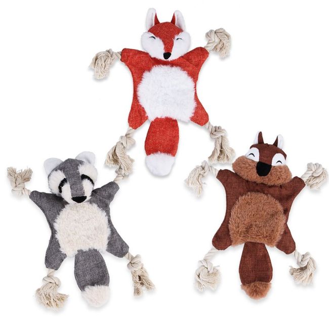 Frisco Rope, Plush, and TPR Dog Toy Bundle, 10 pack