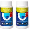 2pcs Pipe Dredge Bubble Bombs Toilet Quick Foaming Powerful Sink & Drain Cleaner