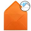 Folding cards A6 - C6 Gummed Edges without Box 10 Karten-Sets Orange