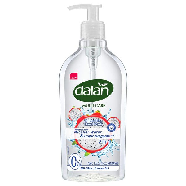 Dalan Tropic Dragonfruit Multicare Ultra Moisturizing Liquid Hand Soap for Normal and Dry Hands Fresh Clean and Soft Feeling (13.5 Fl Oz / 400 mL (Pack of 1))