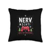 NERV NOT! I'm on the go gaming Throw Pillow