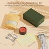 Complete 10 lb Soy Candle Making Kit with 100 Wicks & Stickers -  Quality