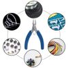 4”Micro Wire Cutter, Precision Flush Cutter,Professional Cable Soft Cutters,Strong and Sharp Side Cutting Pliers with Triangular Reset Spring, Ideal for Cuts Electrical Jewelry Processing ect(Blue)