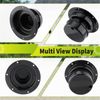 RV Plumbing Vent Caps Kit 2Pcs Trailer Camper Vent Cap Replacement Cover Black