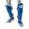 Sandee Authentic Kids Camo Shin Guards - Orange - Kids