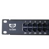 Tuff Jacks Cat3 RJ-45 50 Port Patch Panel 19 Inches x1RU