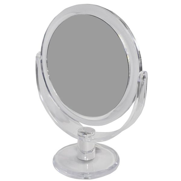 Double Sided Stand Mirror Flat Mirror (X X Regular, etc.) ONE SIDE Magnifying Mirror (10 X Magnifying) AF – 2 