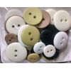 Matte Finish Buttons Set - Neutral Colors
