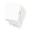 Avery 01404 Exhibit Side Tab Divider, Printed: D, Letter Size, White, 25/Pack