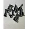 Wood Screw #8x3/4”Slotted Round Head Chrome
