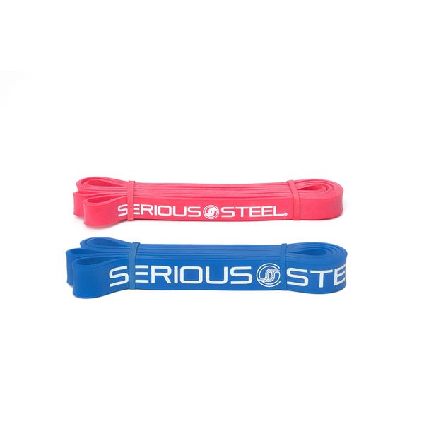 SERIOUS Steel Fitness Beginner Assisted Pull-up &Crossfit Resistance Band Package#2, 3 Band Set (10-80 lbs)