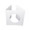 Stitchtastic Round aperture square cards - White (Pack of 5)