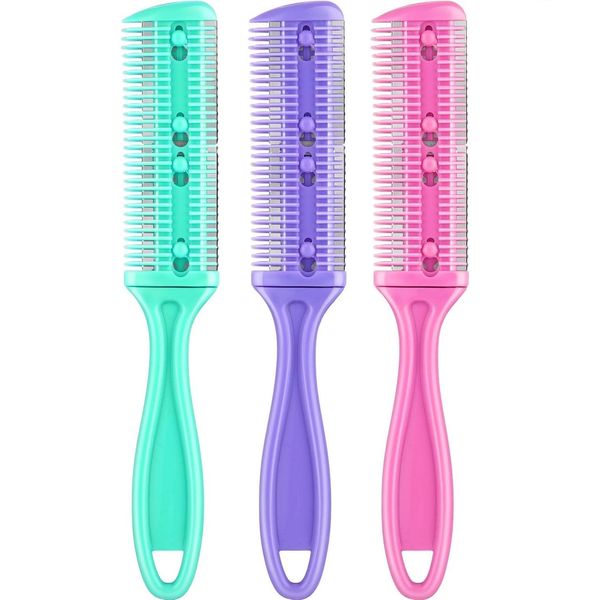 SWEETPEA Double Side Hair Razor Comb Hairdressing Thinning/Trimmer Comb) - Pack of 2 - (NO 01