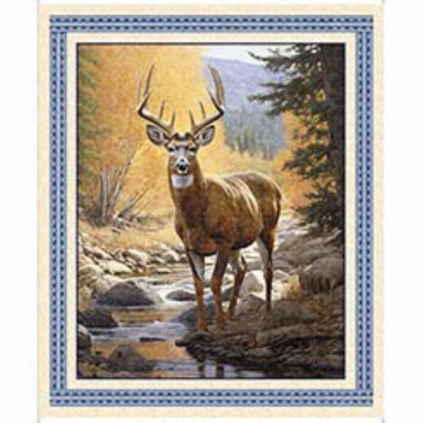 Buck Wild - Deer Panel - 30802X- QT Fabrics