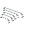 HEALTHLINE Grab Bar, Knurled Chrome Trading (24")