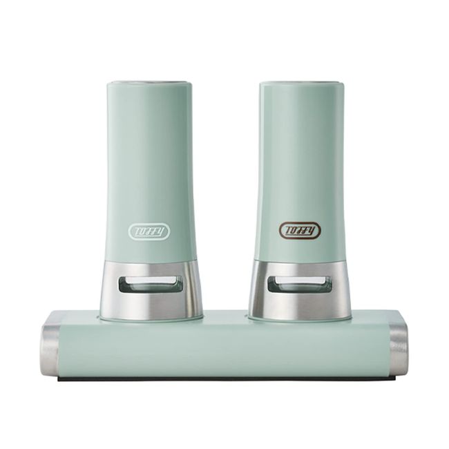 Toffy K-KU11-PA Pop-up Salt & Pepper Shaker K-KU11 Pale Aqua Pop-Up Pop-Up Magnet Salt & Pepper Dust/Moisture Prevention Stylish Cute