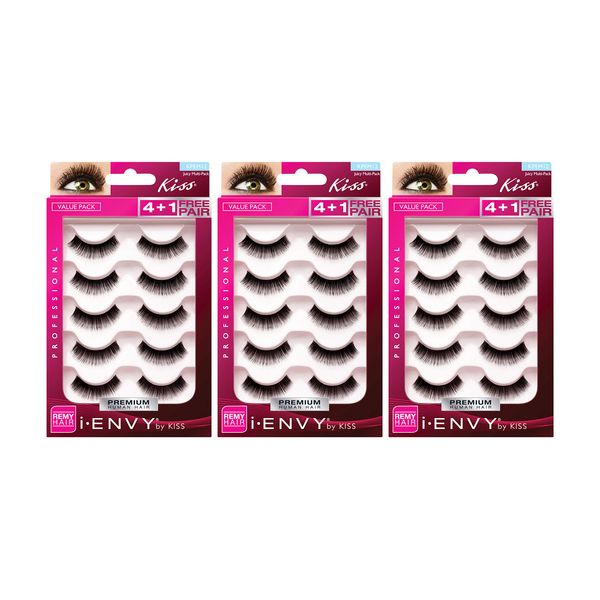 i.Envy by Kiss Eye Lash Value Pack #KPEM12 (3 PACK)