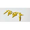 2 Yellow HellHawk Emblems fits Jeep Trackhawk SRT Grand Cherokee wk2 Track Hawk