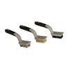 MEDIUM WIRE BRUSH SET 3PCE 5 ROW CLEANING HAND TOOLS 190 MM P156