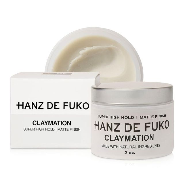 Hanz de Fuko Claymation - Premium Mens Hair Styling Clay with Matte Finish - Cruelty Free - 56g