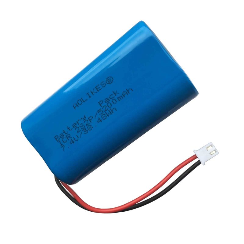 Batterie Lithium-ion Rechargeable 3,7 V 3800 MAh 18650 Avec Prise XH 2P
