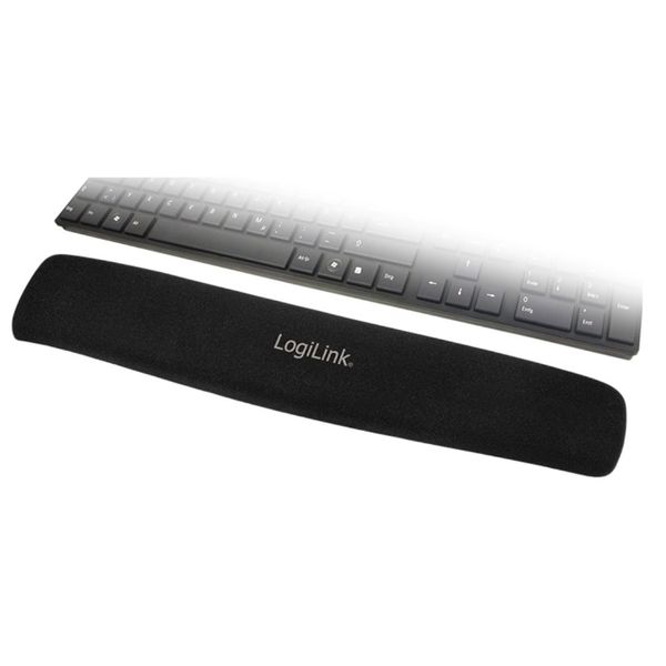 LogiLink Keyboard Rest with Gel Rest - Black