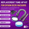 Replacement TuneUp Kit for Dyson DC25 Vacuums Brushroll, Filters & More - 6 Pack