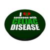 I Love Someone with Celiac Disease PopSockets mit austauschbarem PopGrip