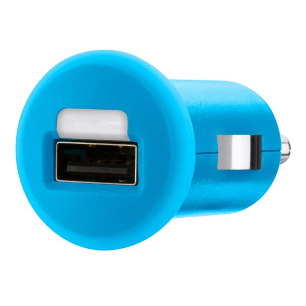 Belkin 1A USB Micro Car Charger - Blue