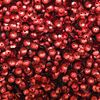 5mm Cup Sequins Red Matte Metallic Medium Hole Made in USA