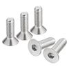 sourcing map 5/16-18x1" Flat Countersunk Head Socket Cap Screws, 5Pcs 304 Stainless Steel Hex Socket Flat Head Screws, Full Thread, Countersunk Bolts