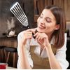 MIU Fish Spatula Stainless Steel, Flexible, Polished Metal, Corrosion Resistant, Kitchen Slotted Turner [Upgraded Version]