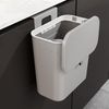 Hanging Trash Bin With Lid, Kitchen Compost Bin, Space-Saving Kitchen Garbage Container, Compost Bins For Camping/RV/Car/Bathroom