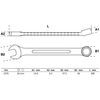 BGS 1076 | Combination Spanner | 26 mm