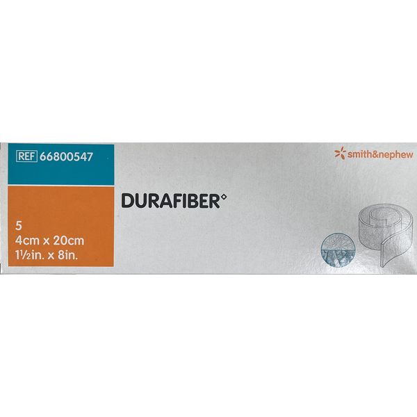 DuraFiber Gelling Fibre Standard Dressing, 20 x 4 cm