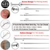 BodyAce 14G 16G 18G Titanium Piercing Taper, Threadless Insertion Pin Screw On Assistant Tool, Body Piercing Stretching Kit for Ear/Nose/Navel/Lip/Eyebrow (14G=1.6mm)