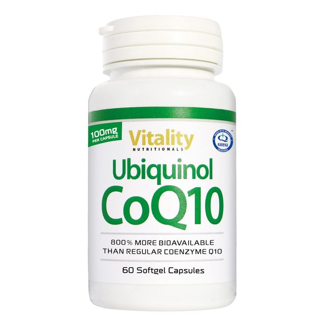 Q10 Capsules High Dose Ubiquinol CoQ10 100 mg, Highest Bioavailability