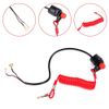 Universal Car Motorcycle Outboard Kill Switch Emergency Stop Universal Engine Kill Waterproof Kill Switch Set Stopper Clip Stop Button Ignition Emergency Kill Stop Switch